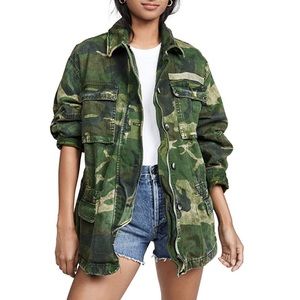 Free People Seize The Day Military Jacket